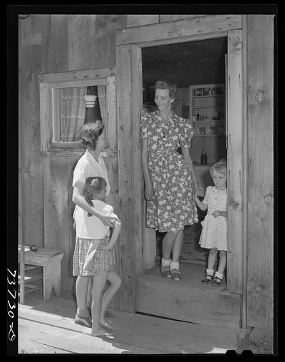 Photograph from 1942: Ola, Idaho. FSA (Farm Security Administration)…